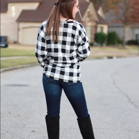 Buffalo plaid pullover - Picture 5 of 8